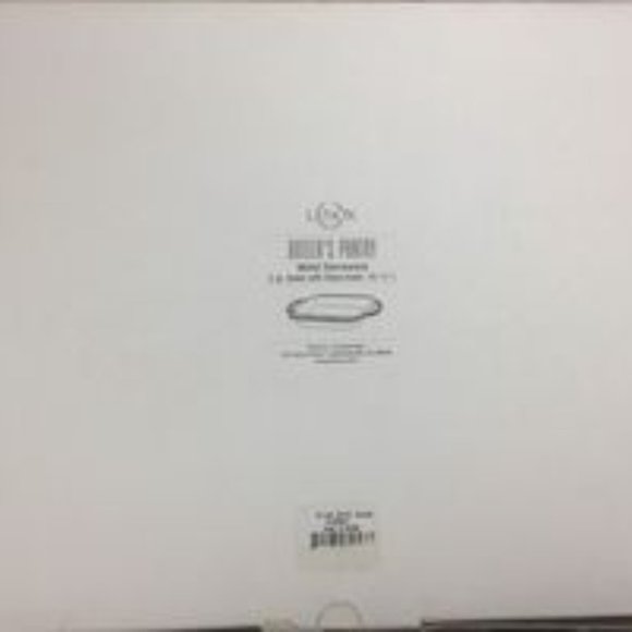 Lenox Butler's Pantry Metal Baker Serveware 2 Qt Baker Holds 16 1/4" Glass Pyrex - Picture 7 of 13